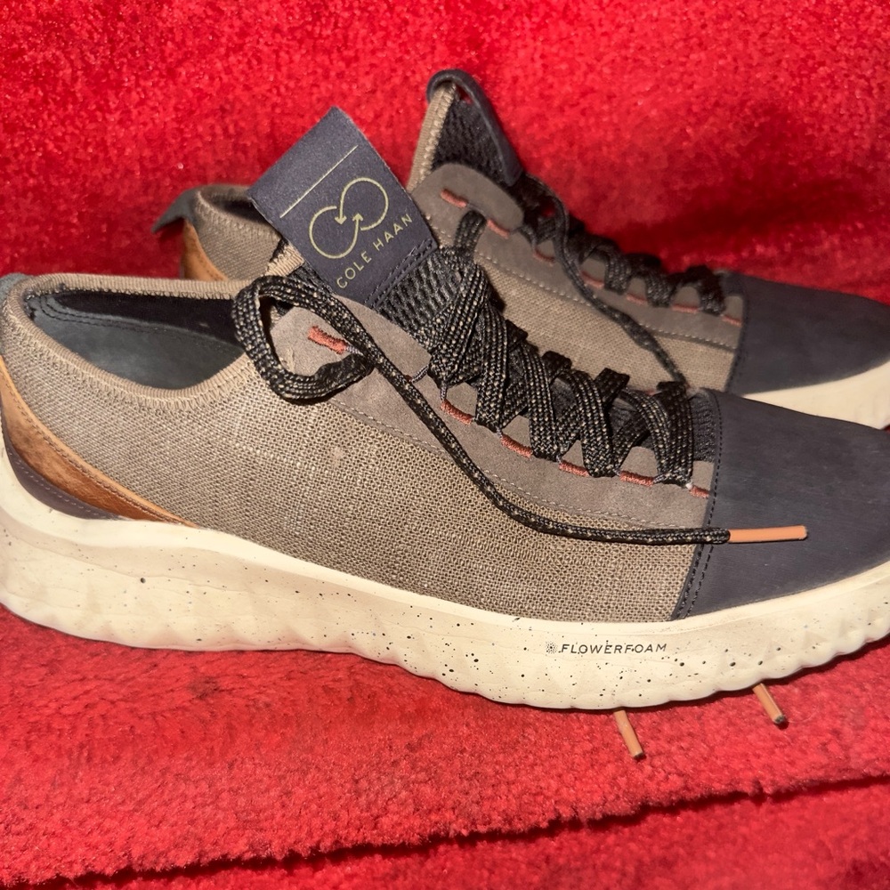 Cole Haan Men's Black and Tan Sneakers